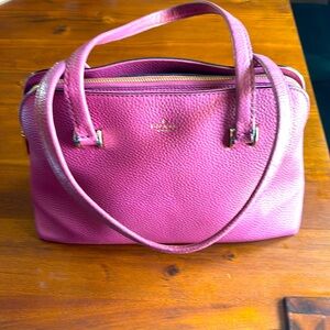 Kate Spade leather purse. Raspberry color. No stains or flaws on leather.